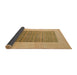 Sideview of Abstract Cinnamon Brown Modern Rug, abs5459