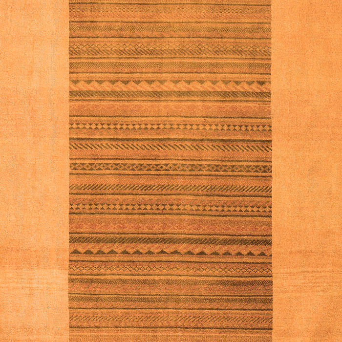 Machine Washable Abstract Orange Modern Area Rugs, wshabs5459org