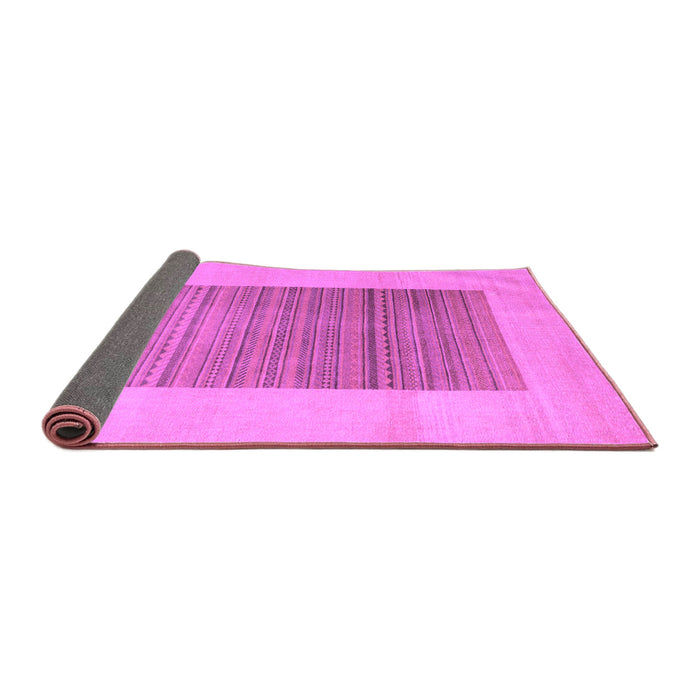 Sideview of Abstract Purple Modern Rug, abs5459pur