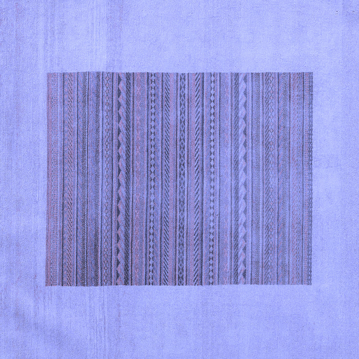 Square Machine Washable Abstract Blue Modern Rug, wshabs5459blu