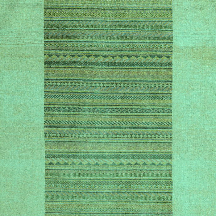 Machine Washable Abstract Turquoise Modern Area Rugs, wshabs5459turq