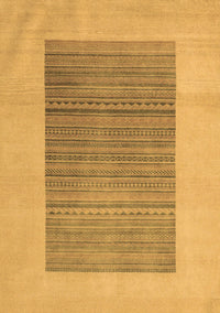 Abstract Brown Modern Rug, abs5459brn