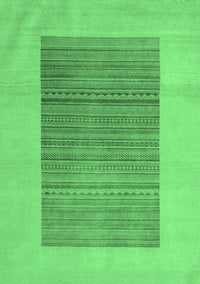 Abstract Emerald Green Modern Rug, abs5459emgrn