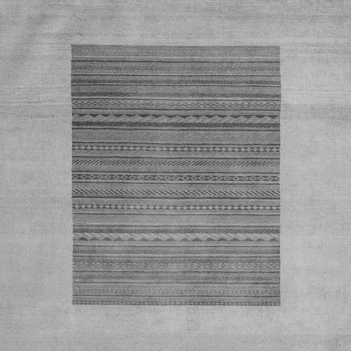 Square Machine Washable Abstract Gray Modern Rug, wshabs5459gry