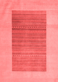 Abstract Red Modern Rug, abs5459red