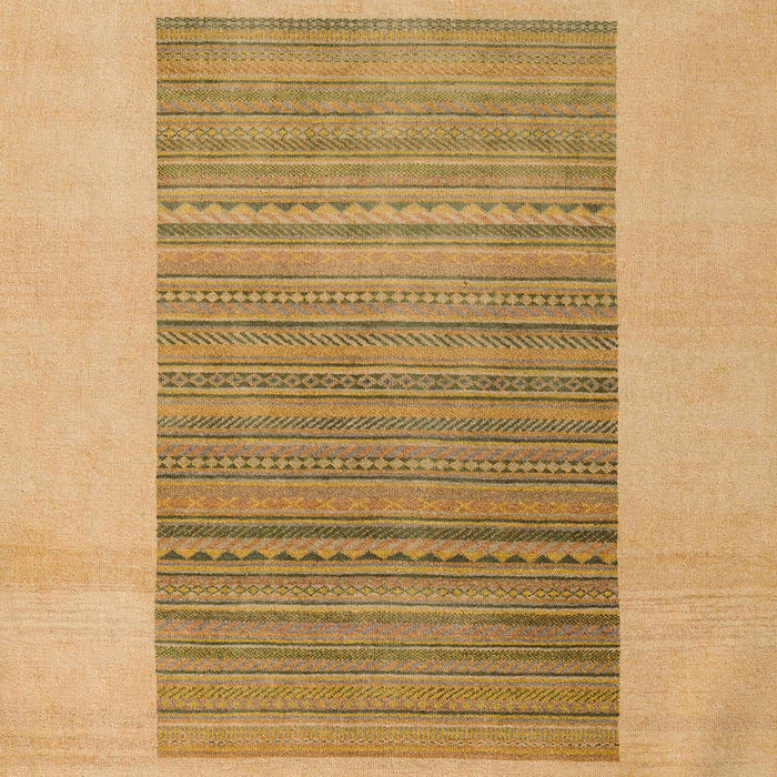 Abstract Cinnamon Brown Modern Rug, abs5459