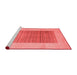 Modern Red Washable Rugs