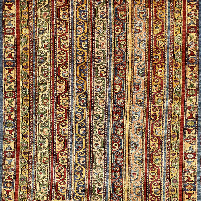 Abstract Red Modern Rug, abs545