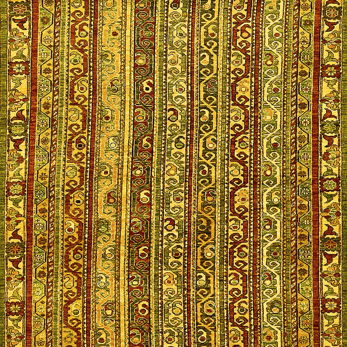 Abstract Yellow Modern Rug, abs545yw