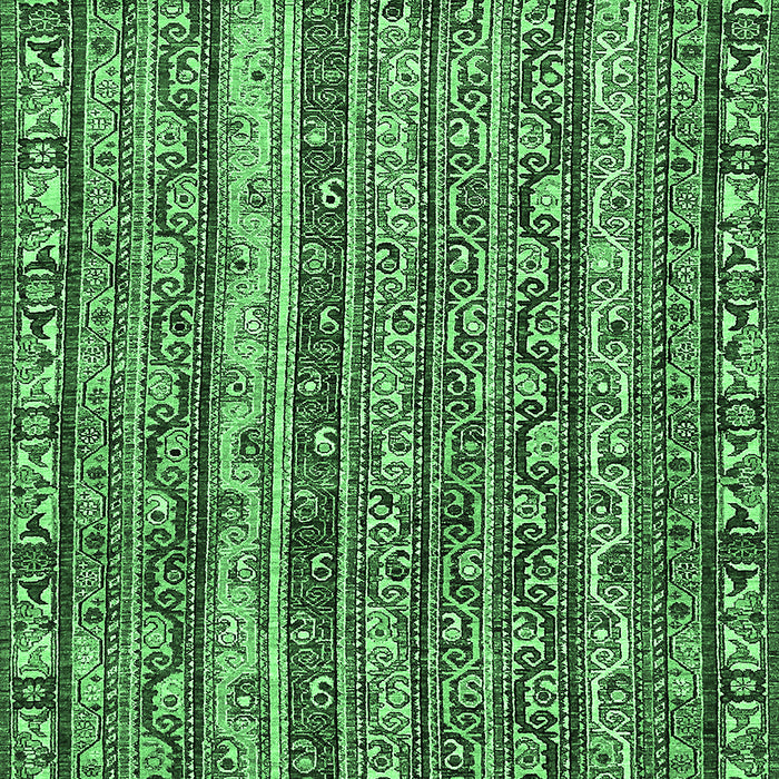 Machine Washable Abstract Emerald Green Modern Area Rugs, wshabs545emgrn