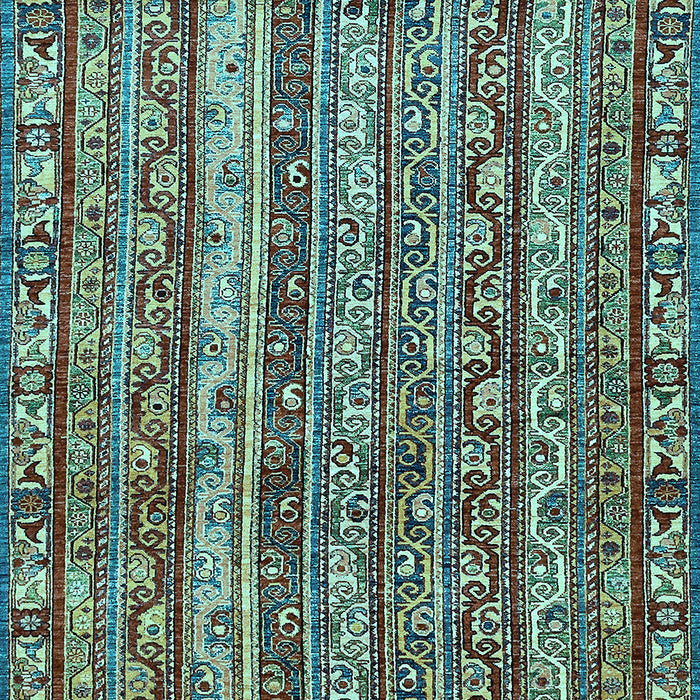 Machine Washable Abstract Light Blue Modern Rug, wshabs545lblu