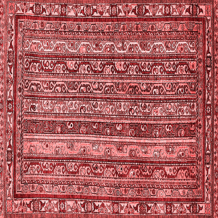 Machine Washable Abstract Red Modern Rug, wshabs545red