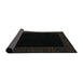 Sideview of Abstract Black Modern Rug, abs5460