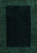 Machine Washable Abstract Turquoise Modern Area Rugs, wshabs5460turq