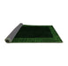 Sideview of Abstract Green Modern Rug, abs5460grn