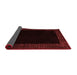 Abstract Red Modern Area Rugs