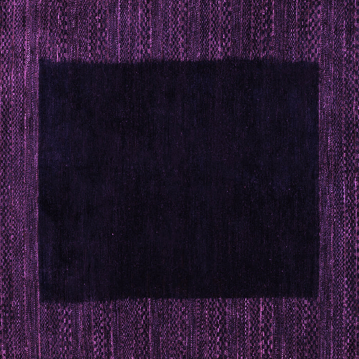 Square Machine Washable Abstract Purple Modern Area Rugs, wshabs5460pur