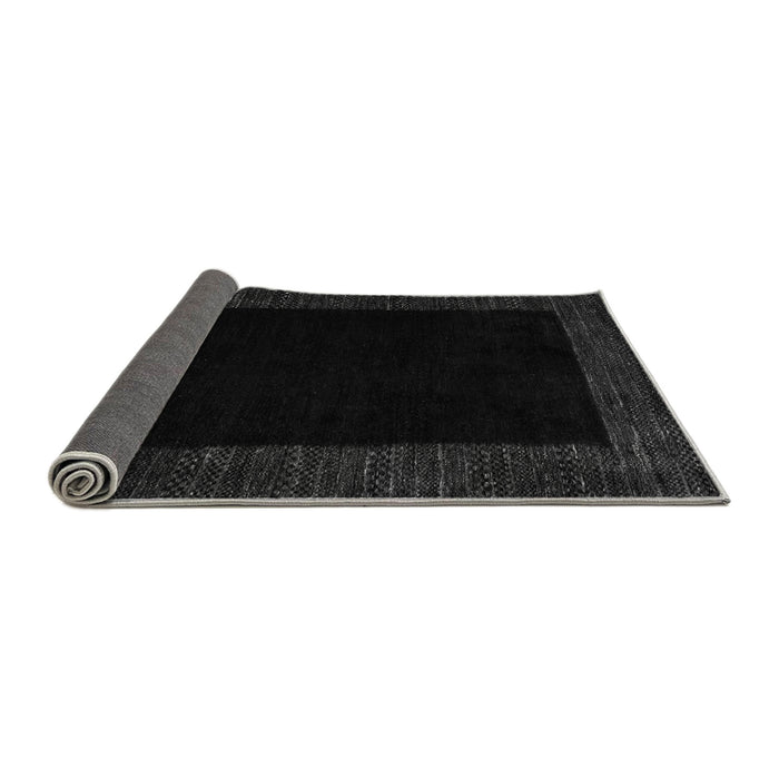 Sideview of Abstract Gray Modern Rug, abs5460gry