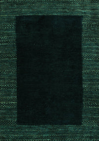 Abstract Turquoise Modern Rug, abs5460turq