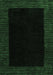 Machine Washable Abstract Emerald Green Modern Area Rugs, wshabs5460emgrn