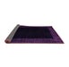 Sideview of Abstract Purple Modern Rug, abs5460pur