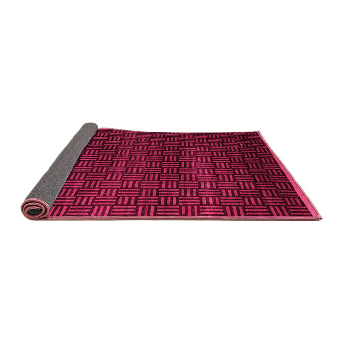 Sideview of Abstract Pink Modern Rug, abs5461pnk