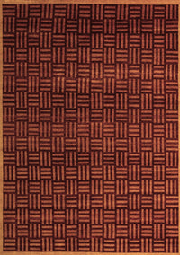 Abstract Brown Modern Rug, abs5461brn