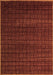 Abstract Brown Modern Rug, abs5461brn