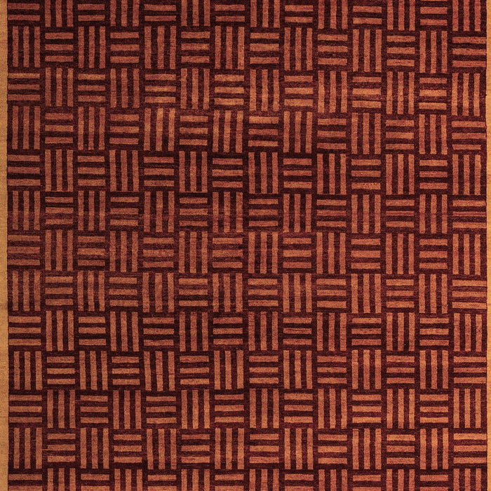 Abstract Brown Modern Rug, abs5461brn