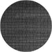 Round Abstract Gray Modern Rug, abs5461gry