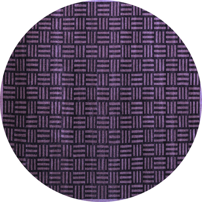 Round Machine Washable Abstract Blue Modern Rug, wshabs5461blu