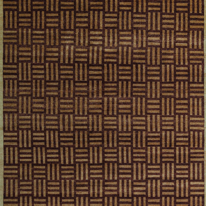 Abstract Light Blue Modern Rug, abs5461lblu