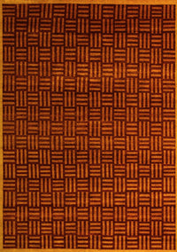 Abstract Yellow Modern Rug, abs5461yw