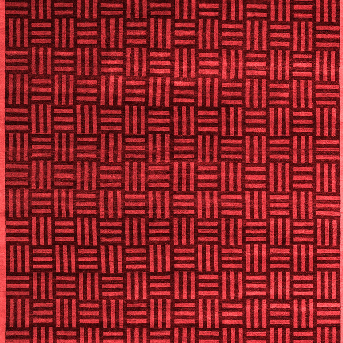 Abstract Red Modern Area Rugs