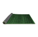 Sideview of Abstract Emerald Green Modern Rug, abs5461emgrn