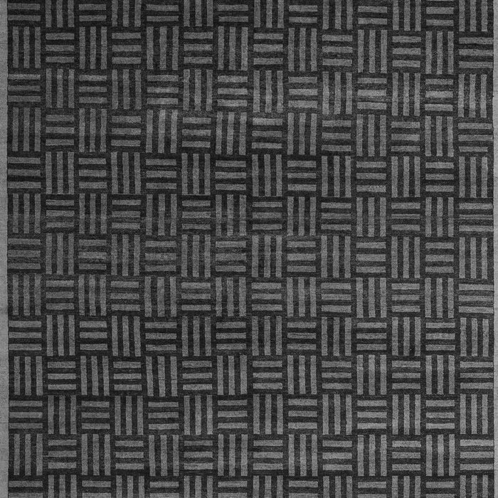 Machine Washable Abstract Gray Modern Rug, wshabs5461gry