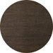 Round Abstract Brown Modern Rug, abs5462