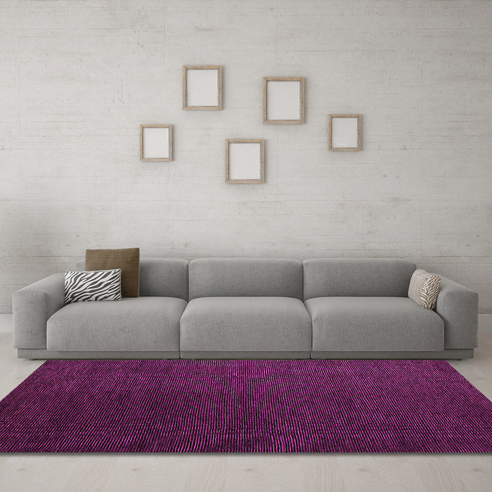 Machine Washable Abstract Pink Modern Rug in a Living Room, wshabs5462pnk