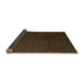 Sideview of Abstract Brown Modern Rug, abs5462brn