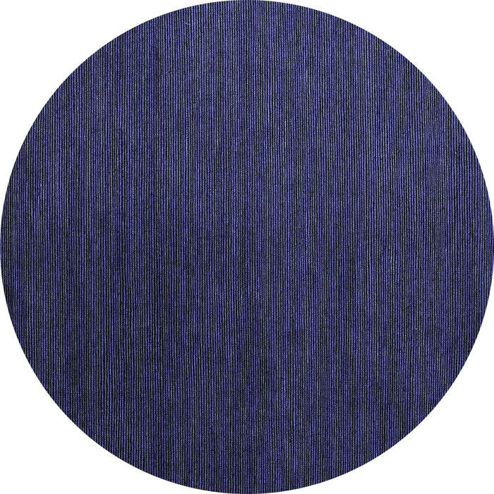 Round Abstract Blue Modern Rug, abs5462blu