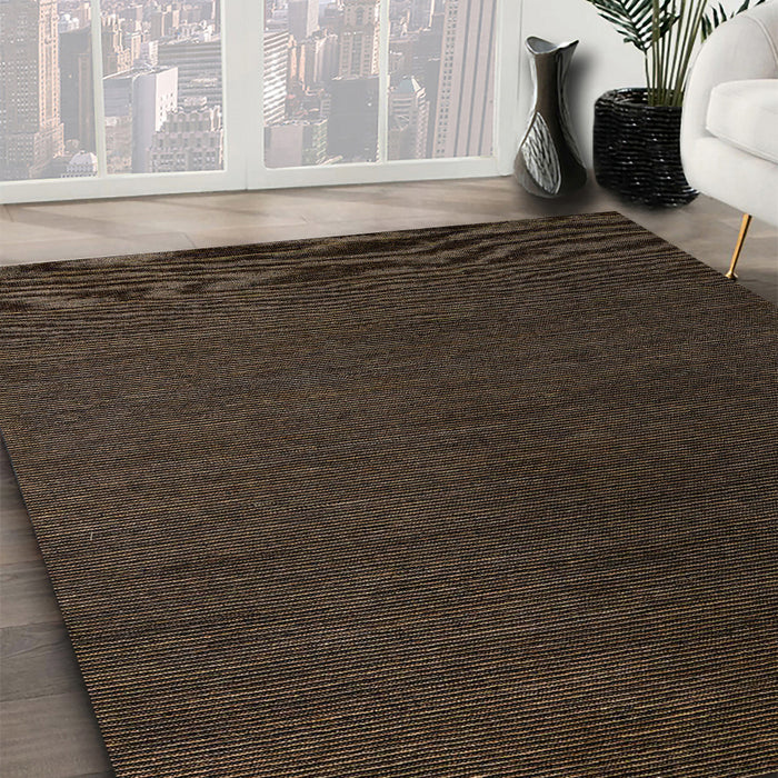 Machine Washable Abstract Brown Rug in a Family Room, wshabs5462