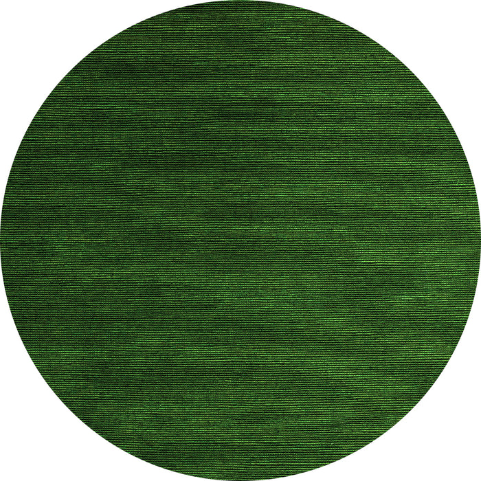 Round Abstract Green Modern Rug, abs5462grn