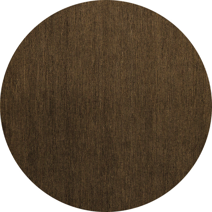 Round Abstract Brown Modern Rug, abs5462brn