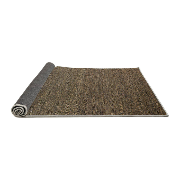 Sideview of Abstract Brown Modern Rug, abs5463