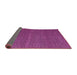 Sideview of Abstract Pink Modern Rug, abs5463pnk