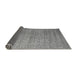 Sideview of Abstract Gray Modern Rug, abs5464gry