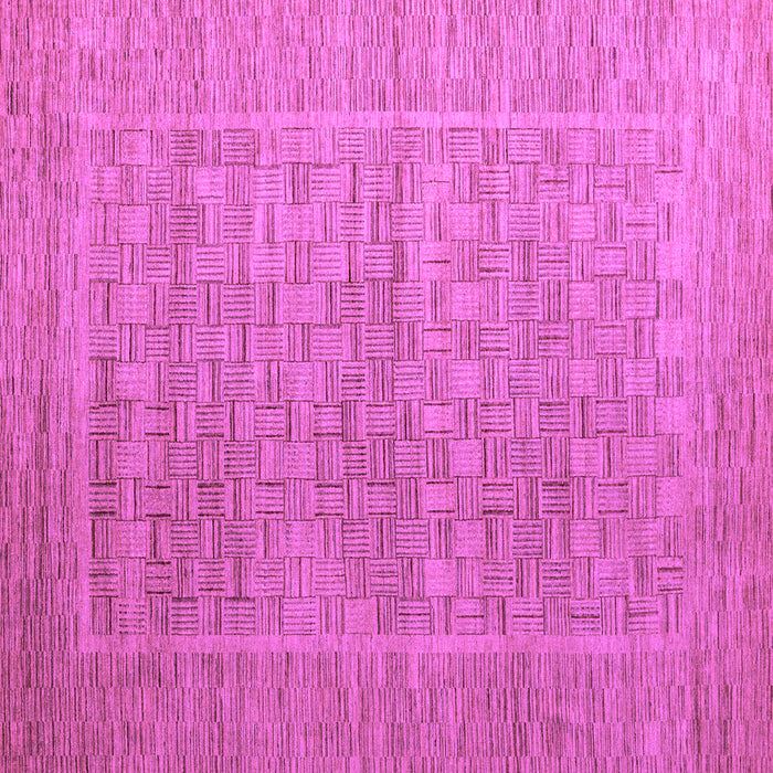 Square Abstract Purple Modern Rug, abs5464pur