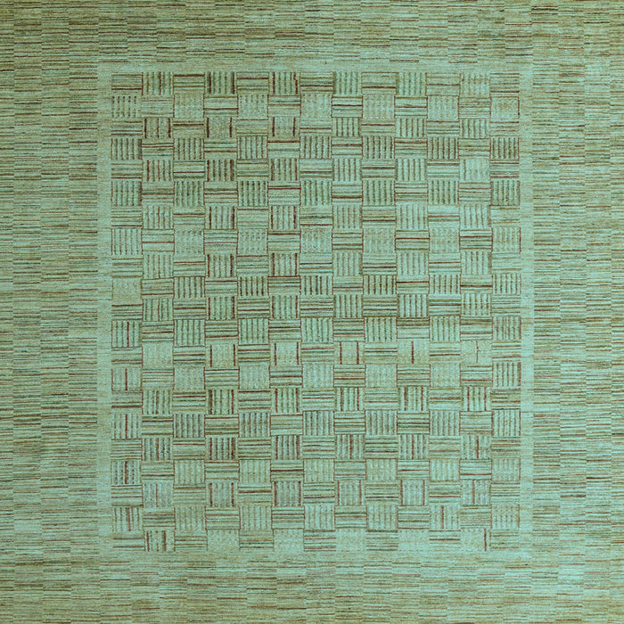 Square Machine Washable Abstract Light Blue Modern Rug, wshabs5464lblu