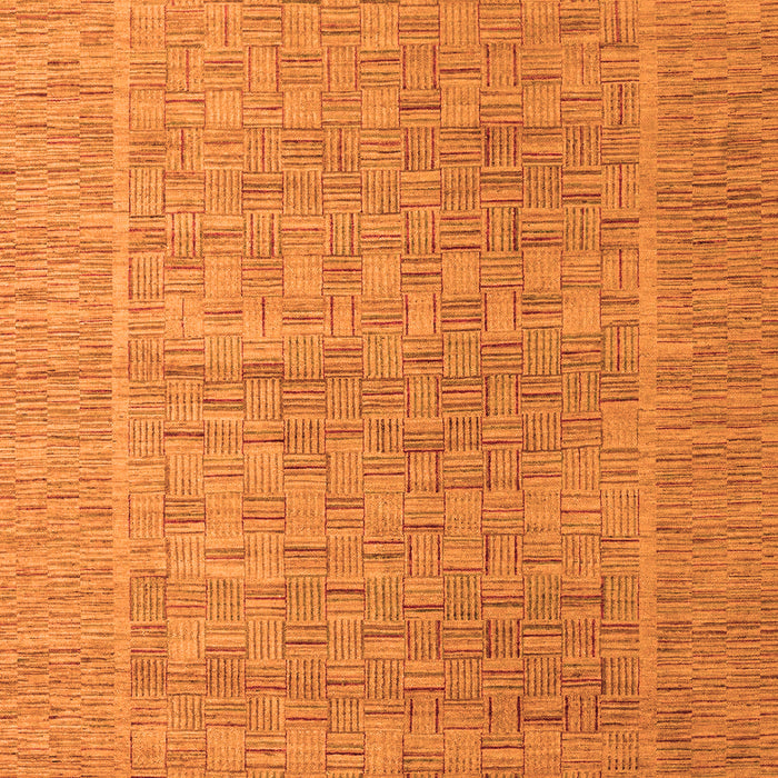 Machine Washable Abstract Orange Modern Area Rugs, wshabs5464org