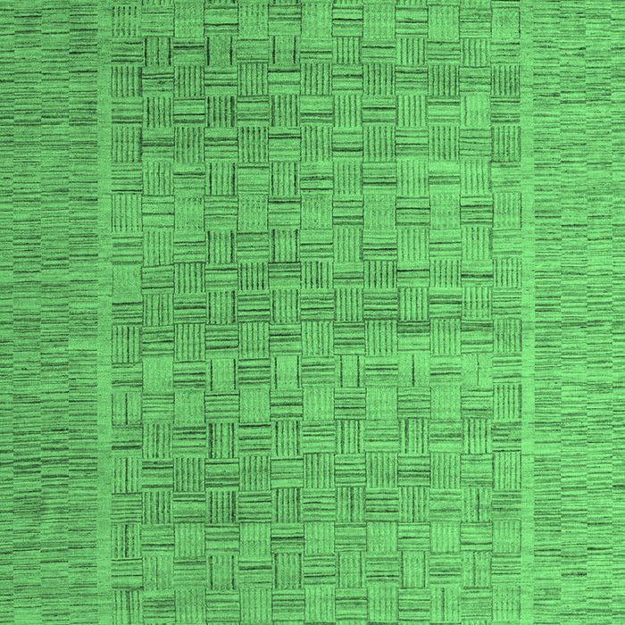 Abstract Emerald Green Modern Rug, abs5464emgrn